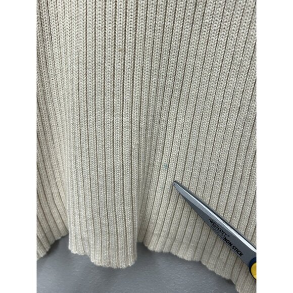 Vintage Polo Jeans Co Ralph Lauren sweater Men’s Large Ribbed 1/4 Zip Flag Logo - Picture 6 of 6